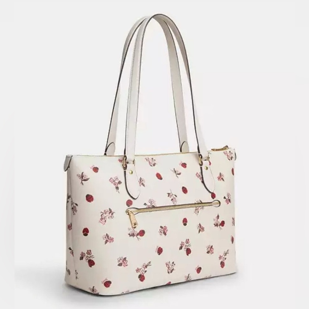 Coach Ladybug Floral Tote Bag (EUC) w/ Tags - Picture 2 of 8